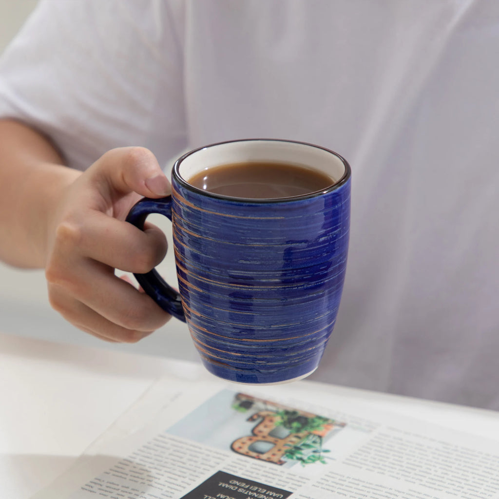 Vancasso Albero Vintage Kaffeetassen 6-teilig Shabby Chic – Milchbecher Service Geschirrsets Europa CE-zertifiziert Premium Qualitaet Kostenloser Versand