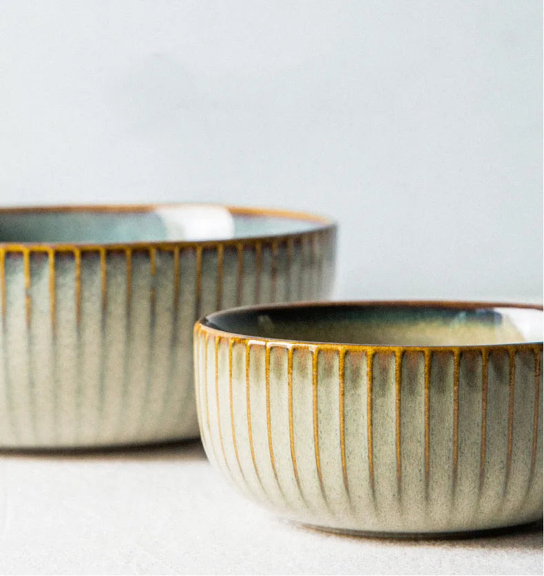 KINGLANG Japanische Dessertteller Keramik Geschirrsets Europa CE-zertifiziert Premium Qualitaet Kostenloser Versand