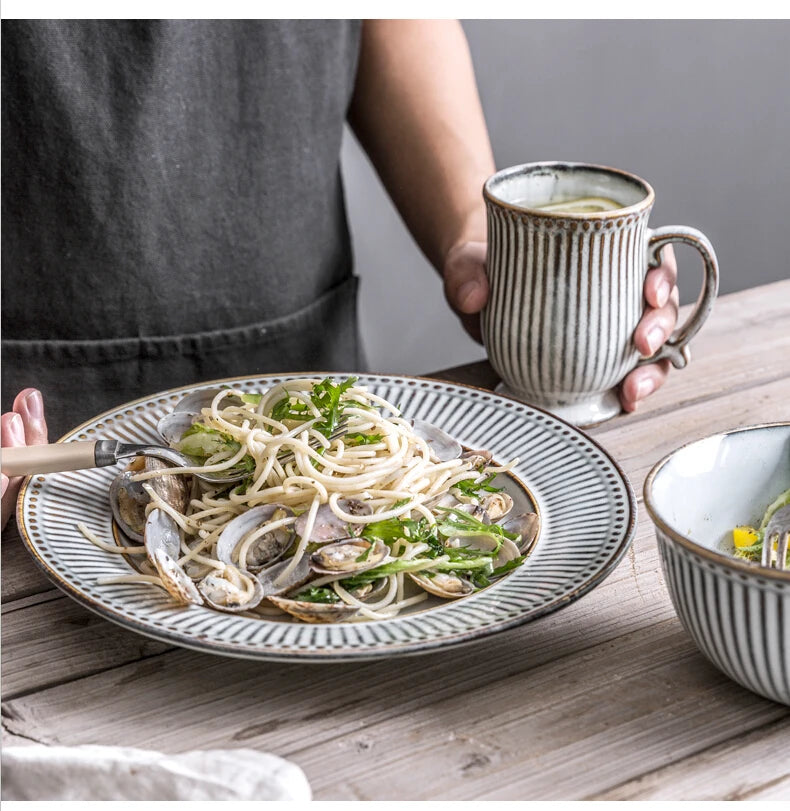 KINGLANG Hochzeitsgeschirr Set Keramik Geschirrsets Europa CE-zertifiziert Premium Qualitaet Kostenloser Versand