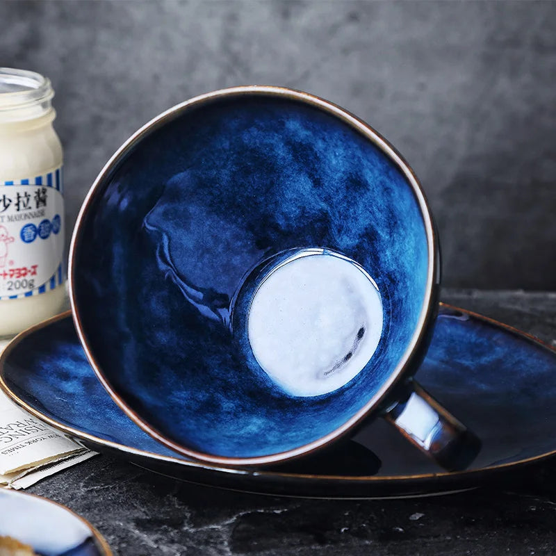 KINGLANG Frühstücksset Keramik 3-teilig Geschirrsets Europa CE-zertifiziert Premium Qualitaet Kostenloser Versand