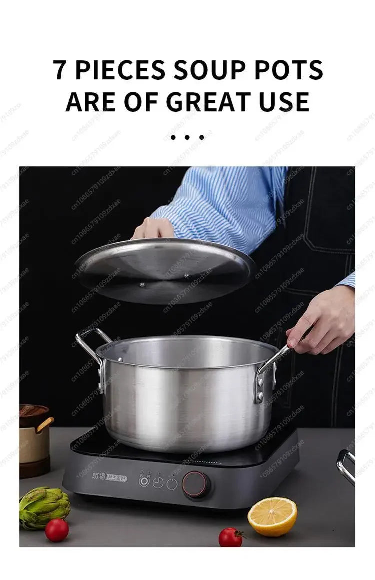 7-teiliges Aluminiumguss Kochgeschirr-Set Geschirrsets Europa CE-zertifiziert Premium Qualitaet Kostenloser Versand