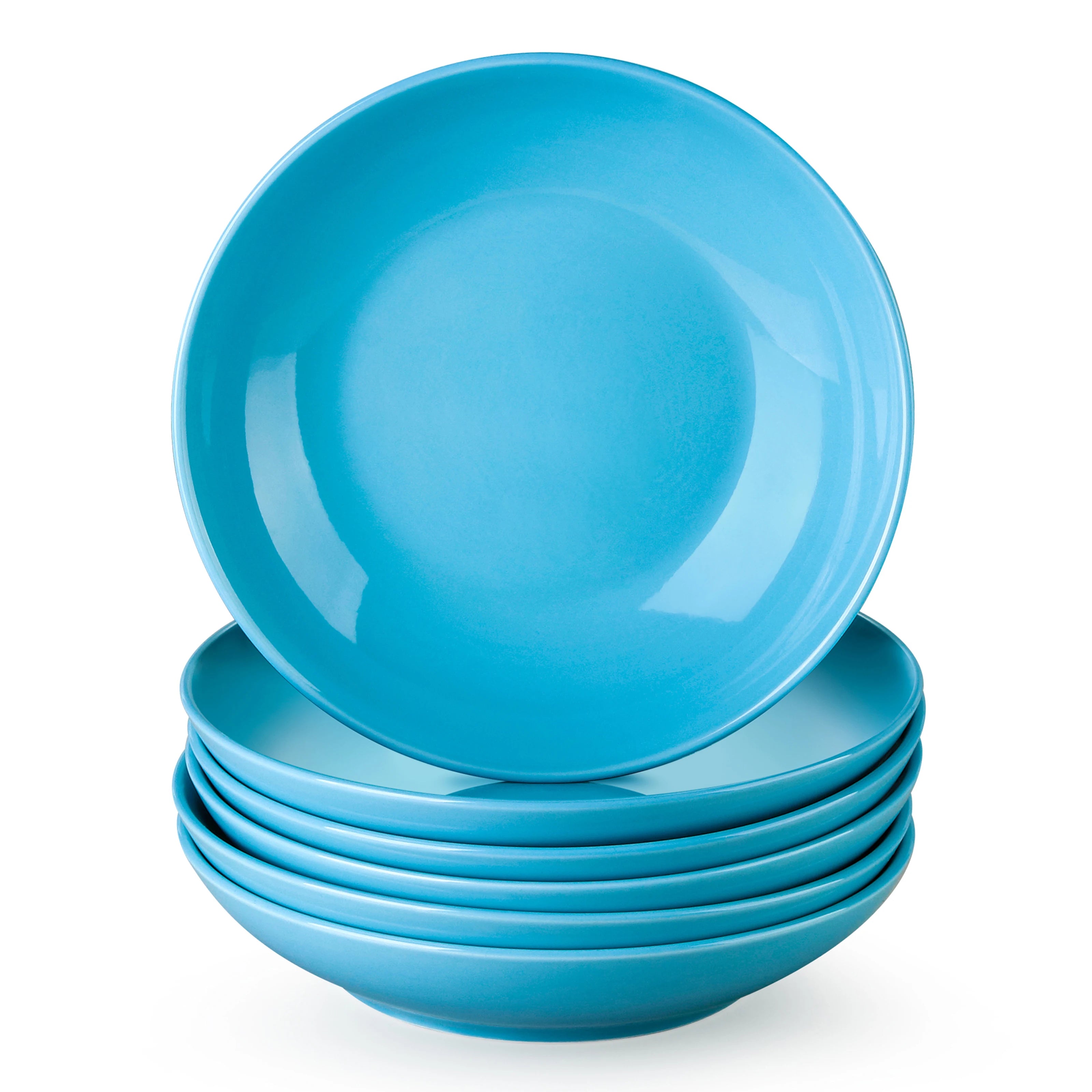 Porzellan MALACASA 6-teiliges 500 ml Keramik-Suppenteller-Set aus weißem Porzellan für Obst/Nudeln/Ramen/Ceral Bowl Service für 6/12 8 Farben Geschirrsets Europa CE-zertifiziert Premium Qualitaet Kostenloser Versand