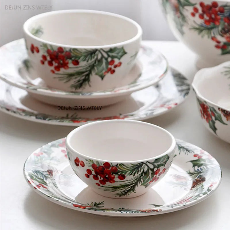 Kreativ-Design – Hochwertige Teller für Steak, Pasta & Salat Geschirrsets Europa CE-zertifiziert Premium Qualitaet Kostenloser Versand