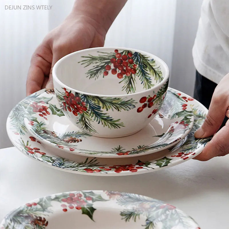 Kreativ-Design – Hochwertige Teller für Steak, Pasta & Salat Geschirrsets Europa CE-zertifiziert Premium Qualitaet Kostenloser Versand