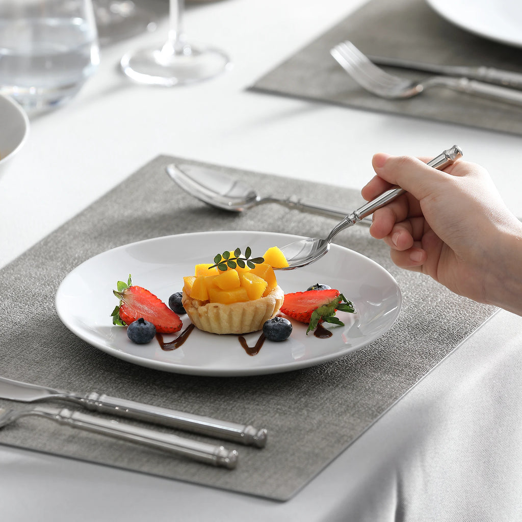 Porzellan MALACASA AMELIA 24/48-teiliges Porzellan-Teller-Set mit 12 x Suppen-Essteller, Geschirrset, Service für 12/24 Personen Geschirrsets Europa CE-zertifiziert Premium Qualitaet Kostenloser Versand