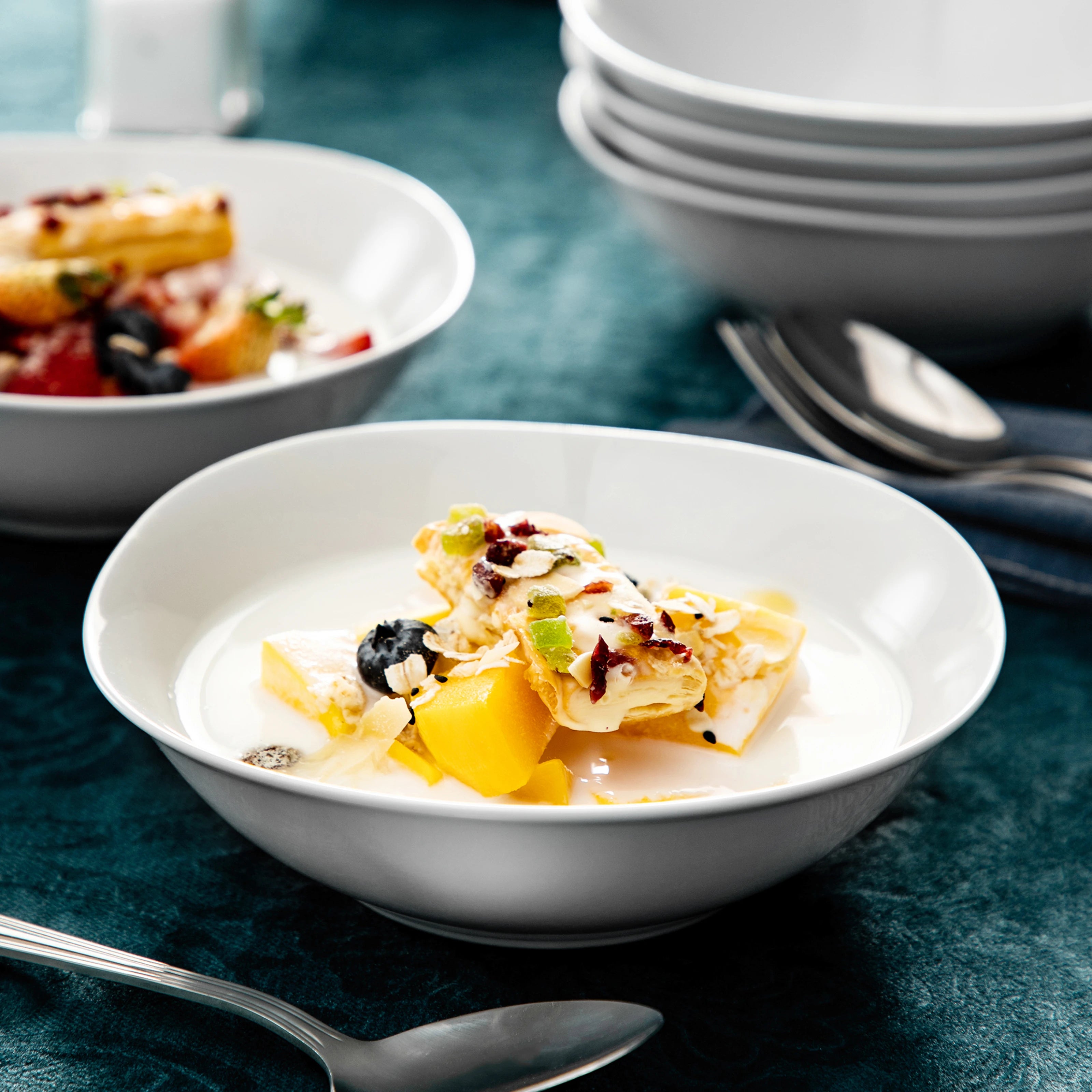 Vancasso Keramik-Geschirrset 16/32-teilig Rosa Steinzeug – Teller, Dessert, Schüssel, Becher Geschirrsets Europa CE-zertifiziert Premium Qualitaet Kostenloser Versand