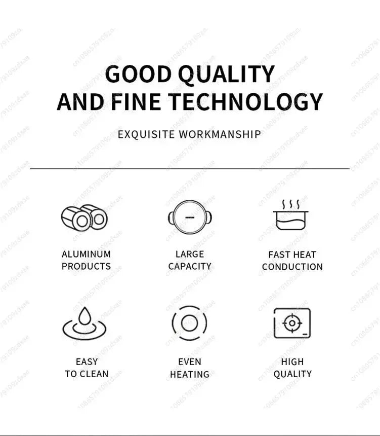 7-teiliges Aluminiumguss Kochgeschirr-Set Geschirrsets Europa CE-zertifiziert Premium Qualitaet Kostenloser Versand